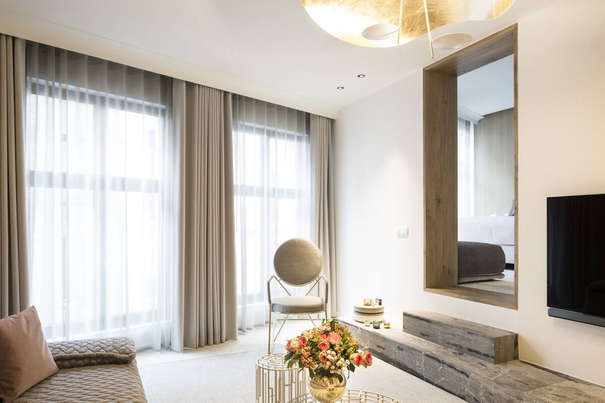 Suite – standard, 1 kingsize-seng (Suite 9) | 1 soverom, safe på rommet, skrivebord og blendingsgardiner