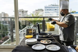 Tägliches inbegriffenes Frühstücksbuffet