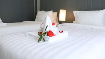 2 Single Bed | Free minibar items, in-room safe, desk, iron/ironing board