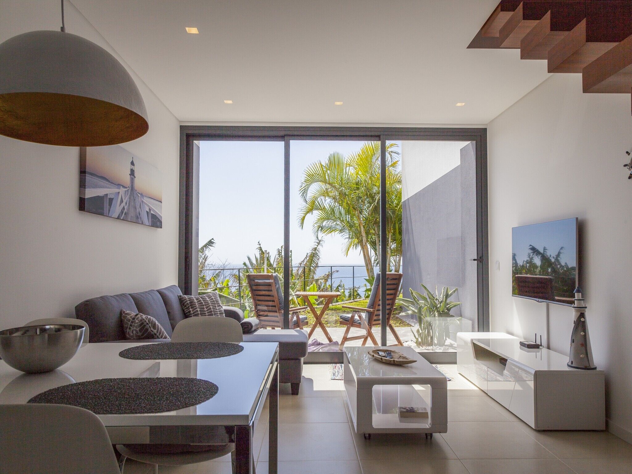 Luxe huis, en-suite badkamer, uitzicht op zee (Casa Estrelicia) | Eten en drinken