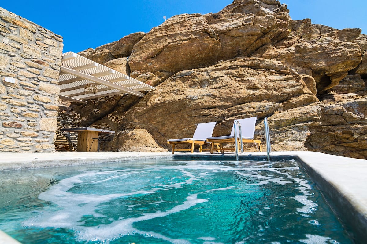 Suite Lune de Miel, piscine privée, vue mer | Piscine privée