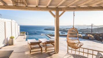 Suíte, piscina particular, vista para o mar (Platinum) | Vista para praia/oceano