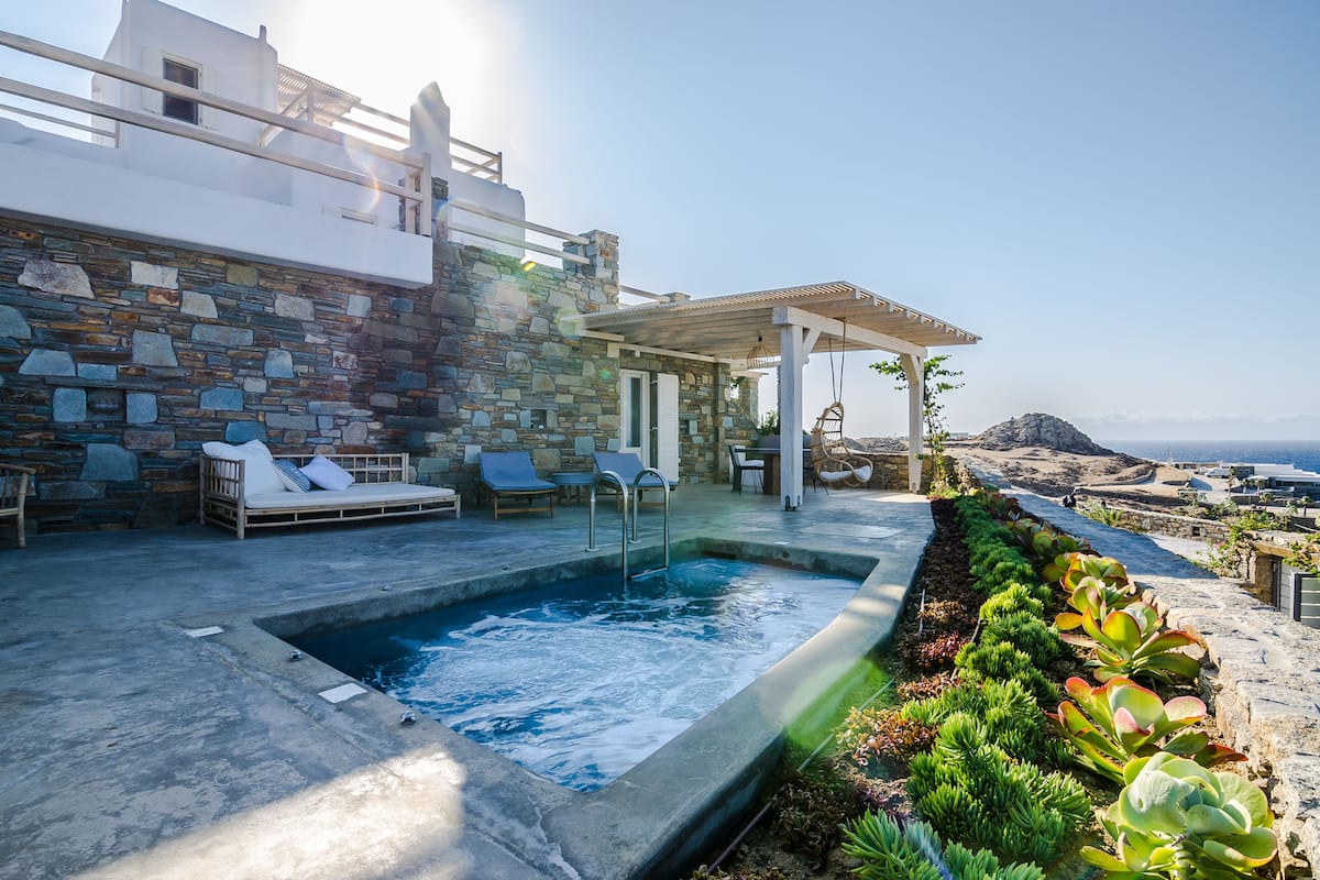 Suite Luxe, piscine privée, vue mer | Piscine privée