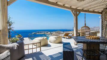 Vista a la playa o al mar