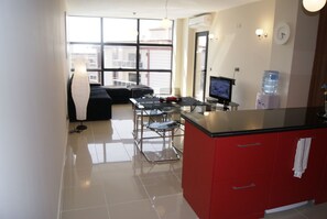 TV, DVD player