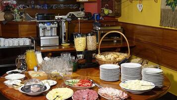 Daily buffet breakfast (EUR 4.00 per person)