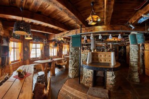 90-inch LCD TV with satellite channels, TV