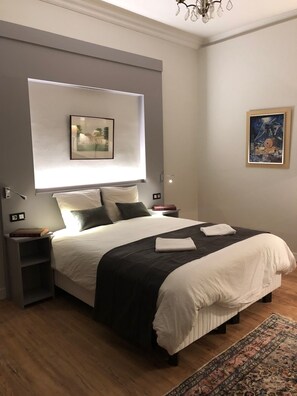 Habitación doble (Chambre du Château) | Decoración individual, mobiliario individual, cortinas opacas