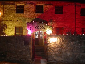 Front of property – evening/night