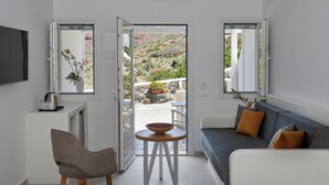 Economy Room | View from room - Anchor Suites (Santorini)
