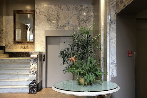 Interior entrance