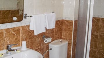 Shower, rainfall showerhead, bidet