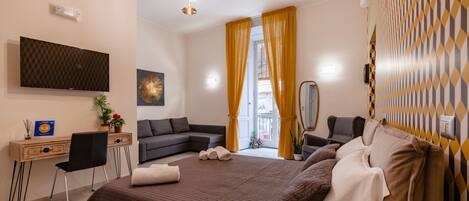 Junior Suite, Balcony | Premium bedding, minibar, soundproofing, free WiFi