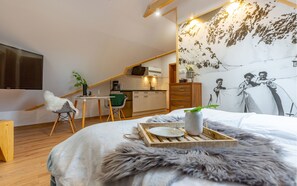 Suite estudio Confort | 1 dormitorio, decoración individual, sistema de insonorización