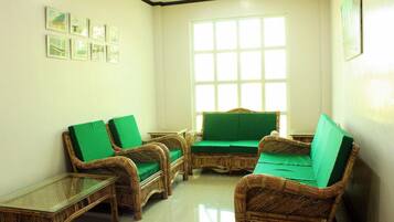 Sitteområde i lobbyen