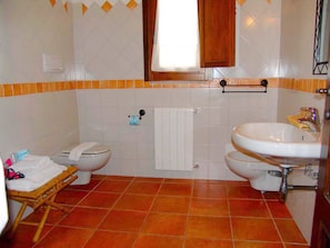 Standard Double Room | Bathroom | Shower, free toiletries, hair dryer, towels - Agriturismo Li Scopi (San Teodoro)