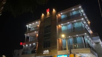 Front of property – evening/night