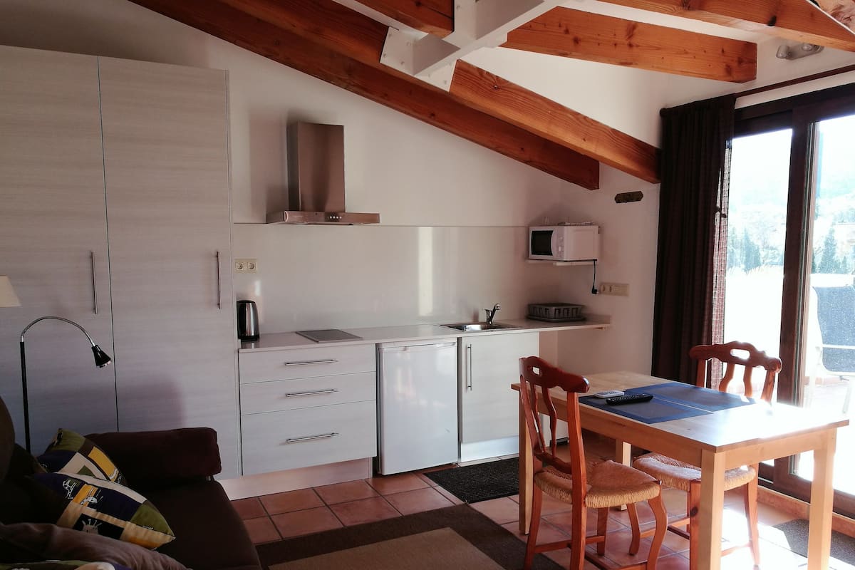 Apartment (Las Adelfas) | Private kitchen | Fridge, microwave, stovetop, dishwasher
