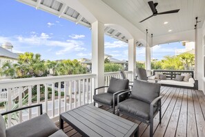 Terrace/patio - Katmanblu - 6 Beach Bikes Included! Custom-Built! Easy Beach & Pool Access! (Seacrest Beach)