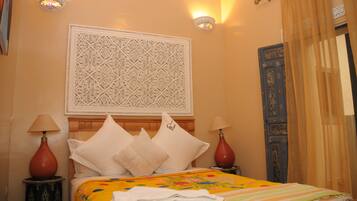 Memory foam beds, blackout drapes, iron/ironing board, rollaway beds