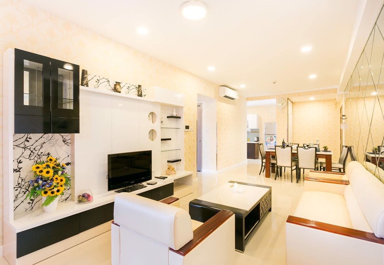 Panorama-lejlighed - 3 soveværelser - ikke-ryger - tårn | Privat køkken | Køleskab, mikrobølgeovn, kogeplade, elkedel