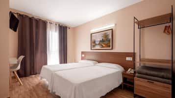 Desk, blackout drapes, iron/ironing board, free WiFi