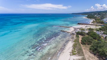 Beach nearby, white sand