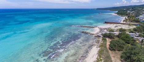 Beach nearby, white sand