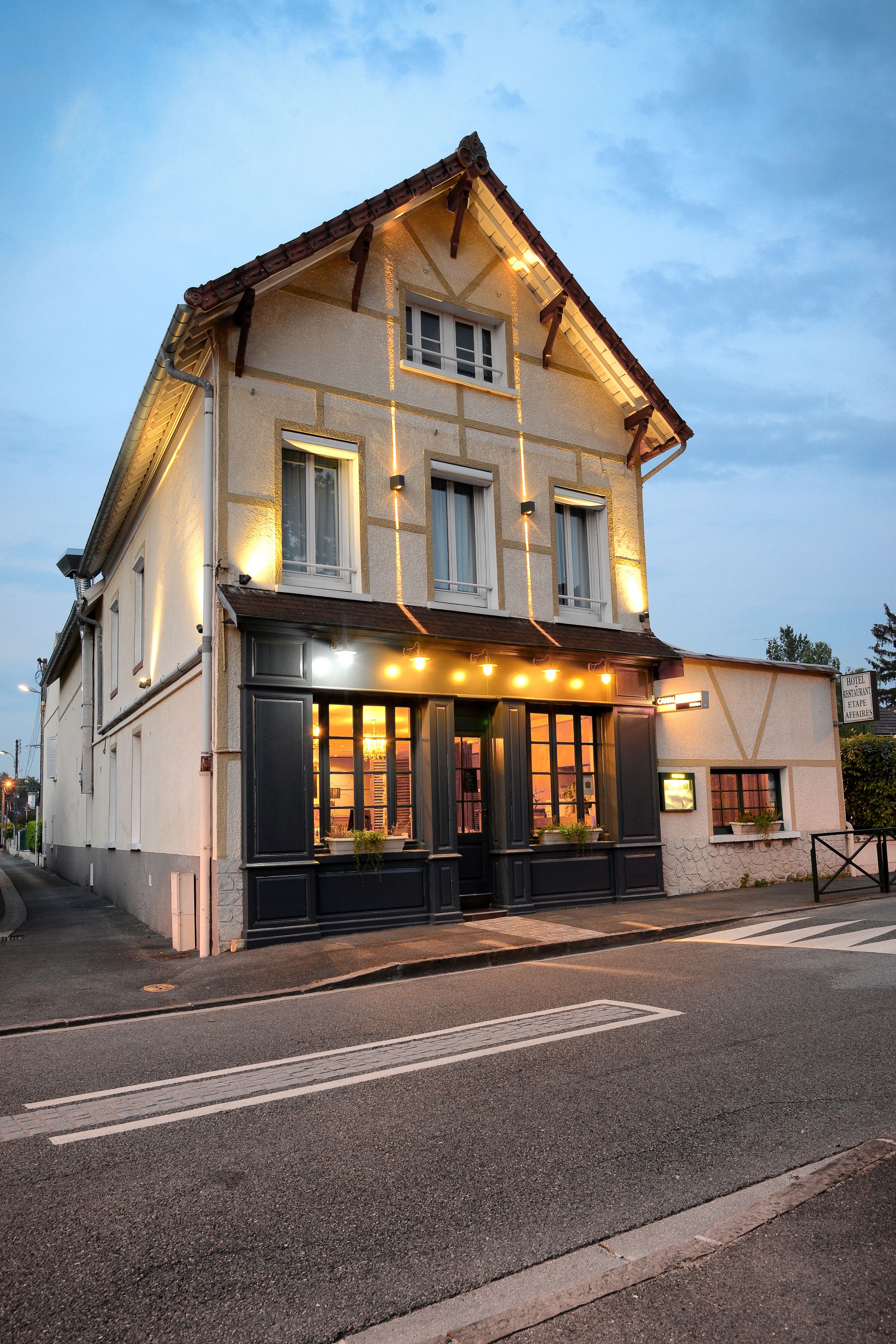 front of property – evening/night