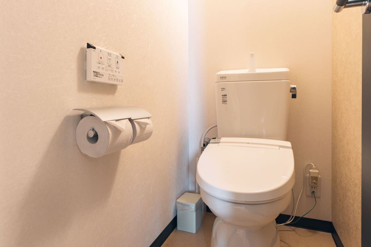 standard studio | bathroom | shower, free toiletries, hair dryer, electronic bidet