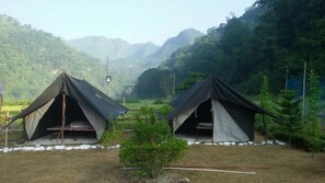 Economy Tent, Shared Bathroom