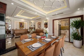 Hugo Boss Two Bedroom Apartment | Living area | LCD TV - Rung Huong Apartment (Da Nang)