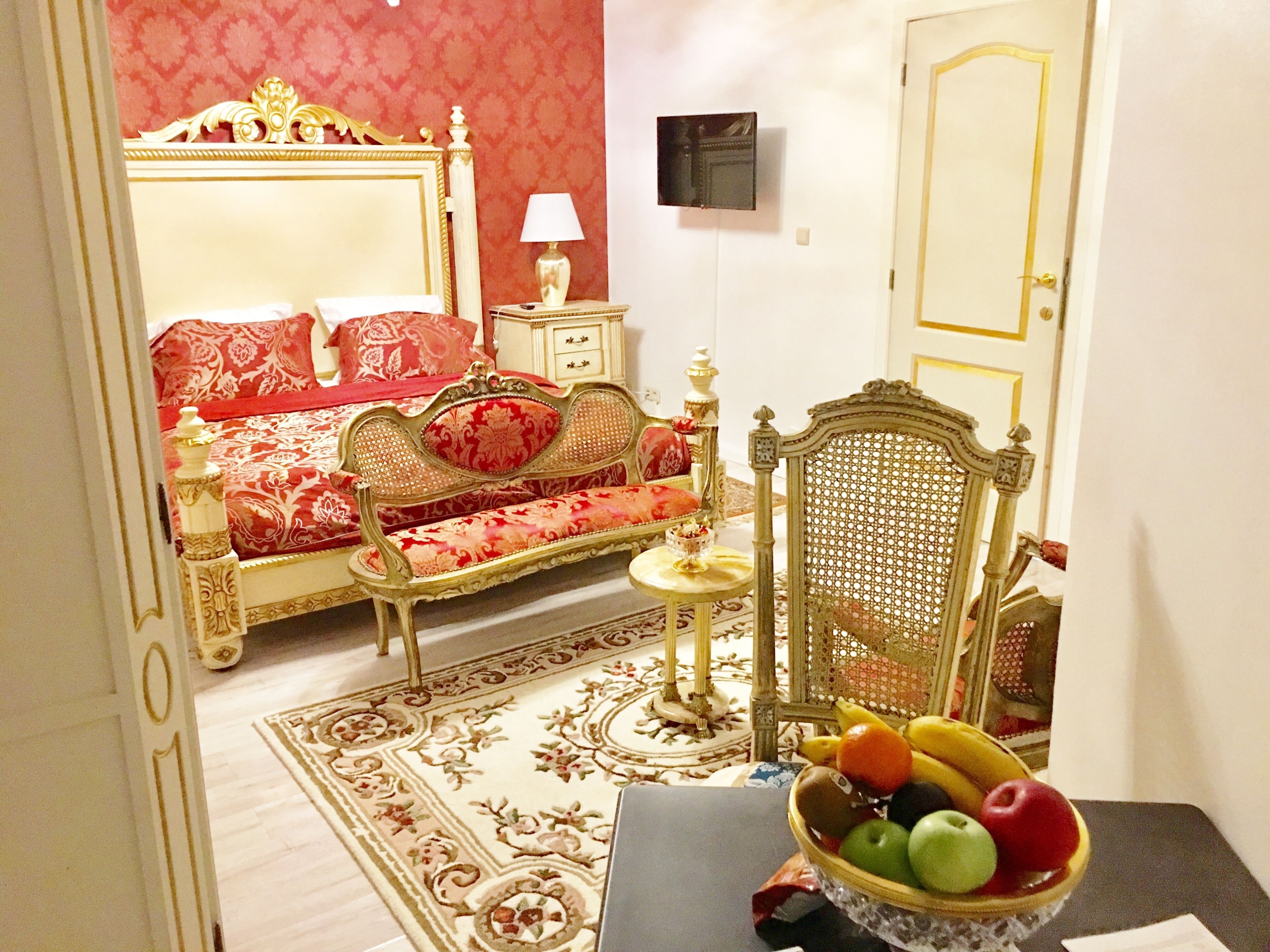 Studio Supérieur, 1 très grand lit, cuisine, vue cour intérieure | Décoration personnalisée, ameublement personnalisé, Wi-Fi gratuit