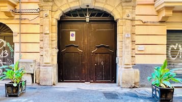Outdoor banquet area