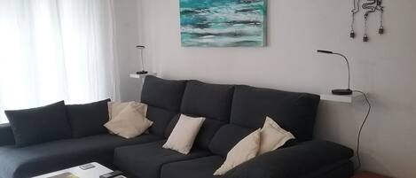 TV, DVD player, stereo