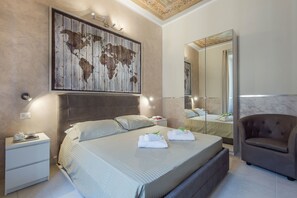Double Room | Desk, soundproofing, iron/ironing board, cribs/infant beds - Suite Horti Sallustiani (Rome)