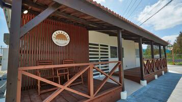 Voorkant van accommodatie