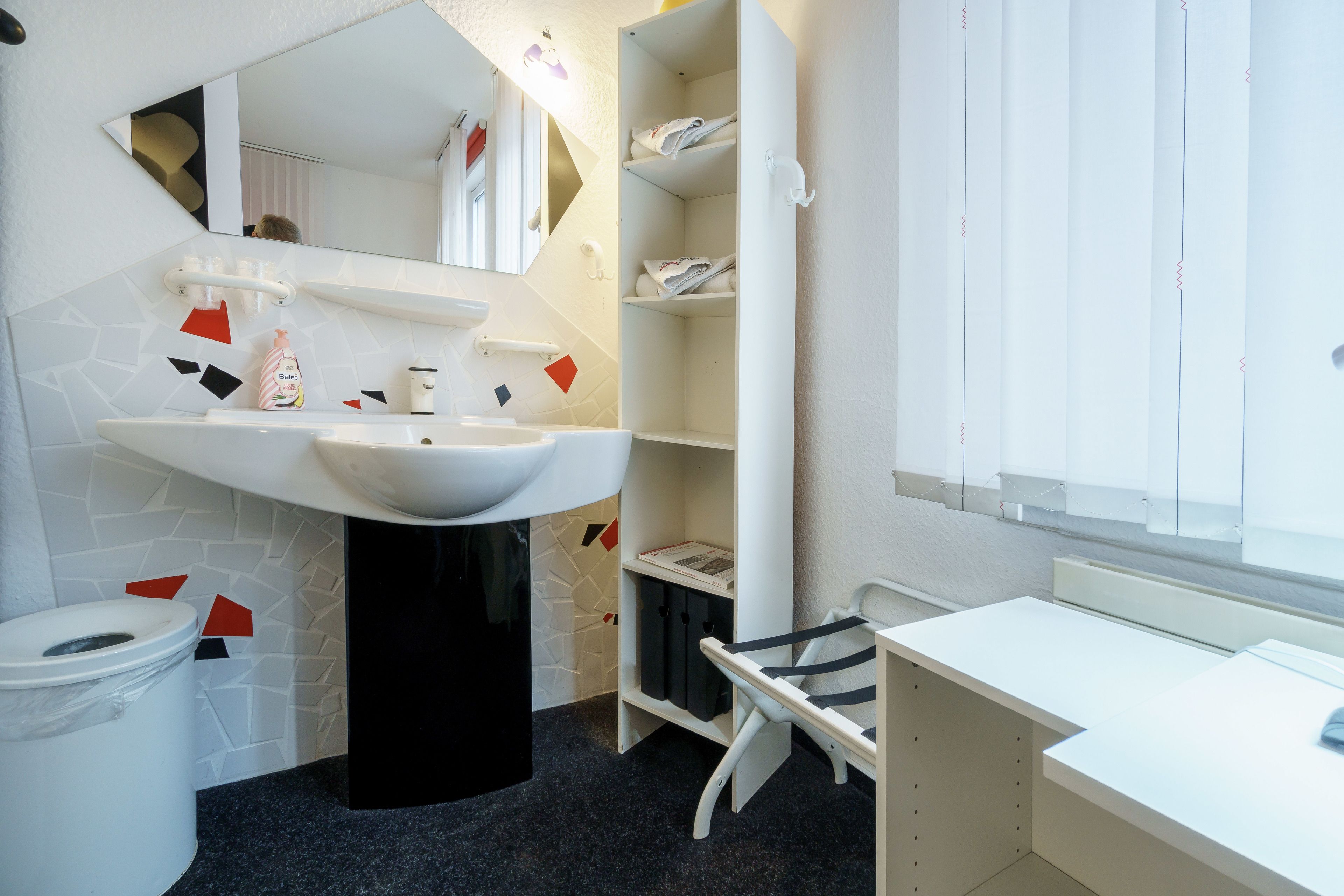 triple room, shared bathroom | bathroom sink