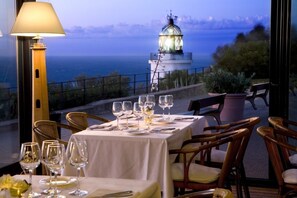 Breakfast, lunch, dinner served; Mediterranean cuisine, sea views  - El Far Hotel Restaurant (Palafrugell)