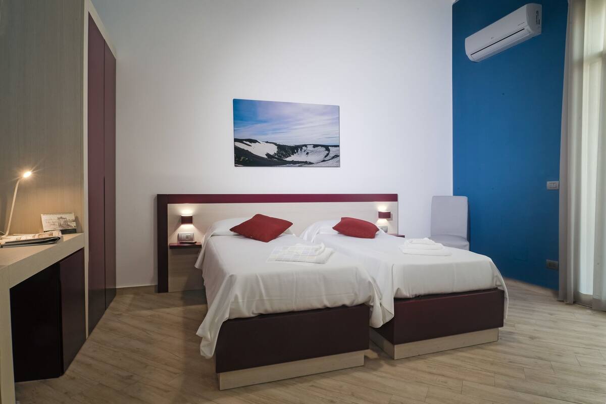 Comfort Double or Twin Room | Premium bedding, down comforters, memory foam beds, desk