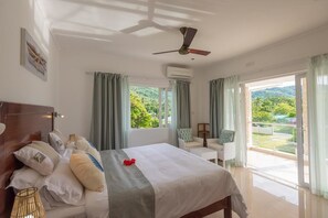 Familievilla, 1 soverom | 2 soverom, safe på rommet, lydisolert og strykejern/-brett