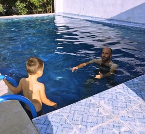 Blick von der Unterkunft