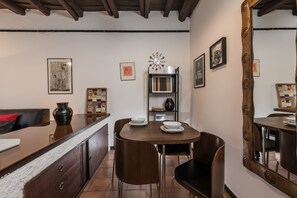 Living room - Al Cedro in Trastevere (Rome)