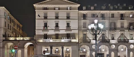 Front of property – evening/night