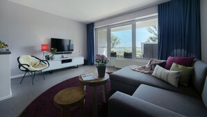 Living room - Ferienwohnung Meerblick Lemkenhafen (Fehmarn)