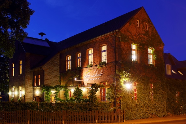 Front of property - evening/night