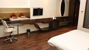 Chambre Deluxe double | Literie de qualité, coffre-fort, lit d’appoint (supplément)