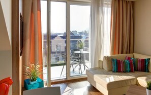 Dúplex, 3 habitaciones, balcón, vista al mar | Wifi gratis y ropa de cama 