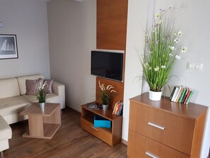 Apartment, 2 Bedrooms | Living area - Apartamenty w Marina Jastarnia (Jastarnia)