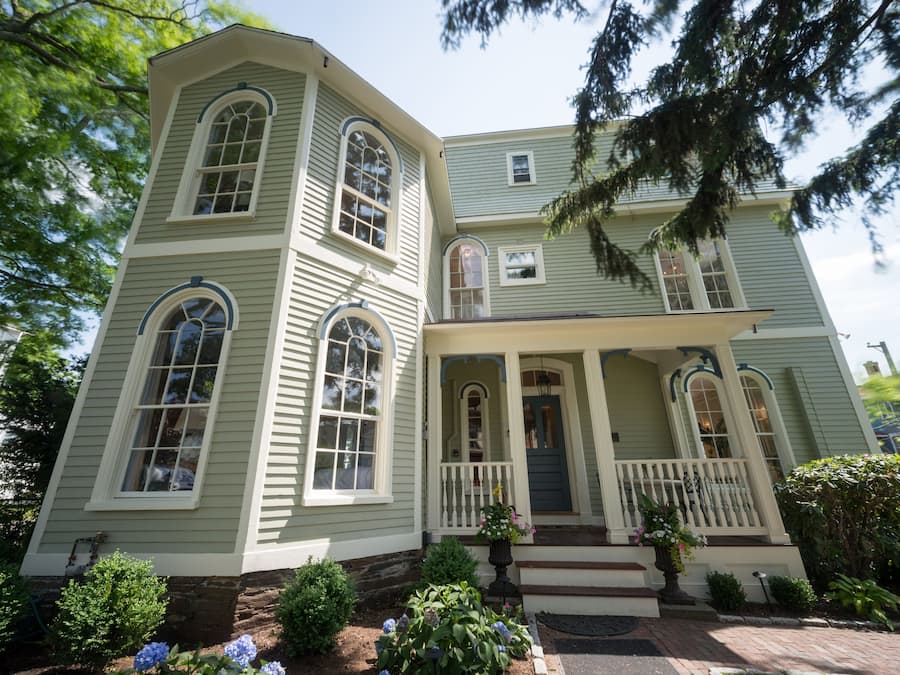 Fachada de la propiedad